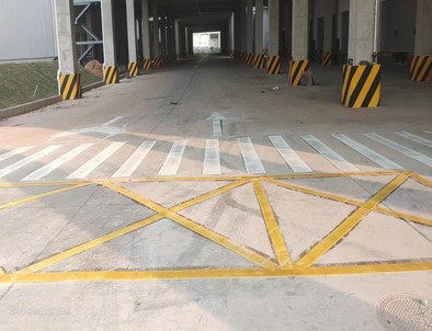 天津天津厂区道路标线施工